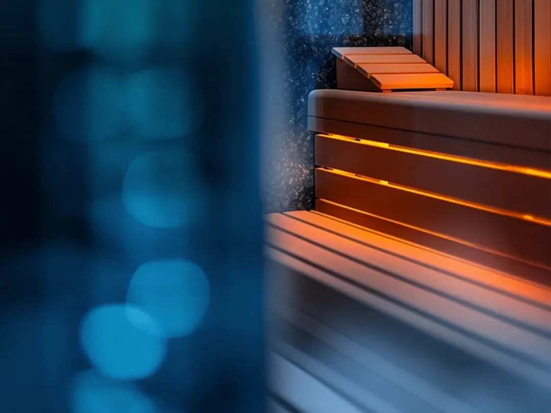 Sauna in the spa and wellness centre